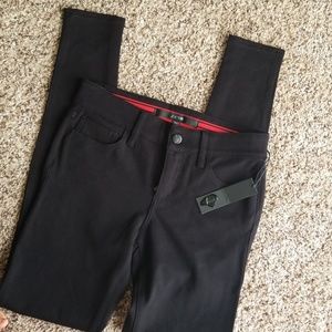 Joes black stretch pants. Brand new_ broken zipper